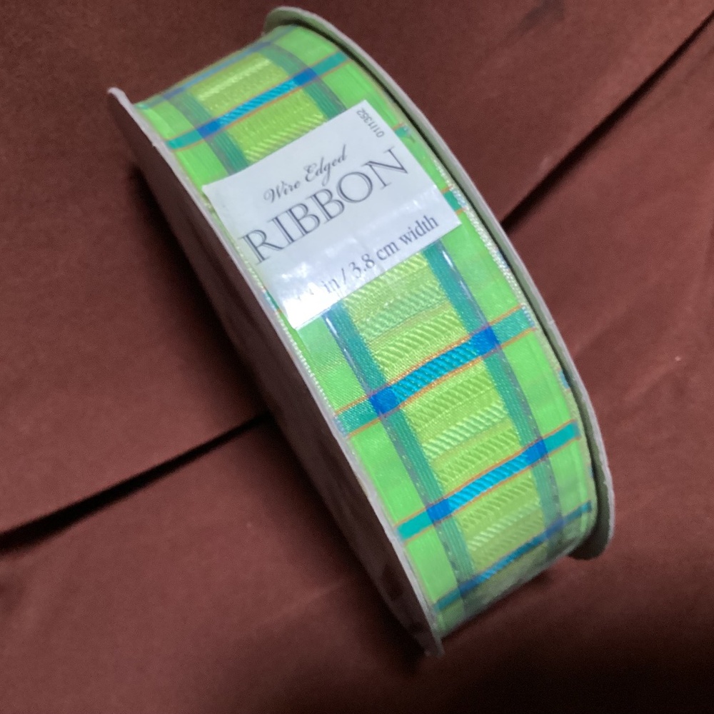 Kirkland Signature Wire Edged Ribbon No Seams-Continuous Roll NEW 50 yards